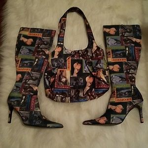 Boots & Matching Bag